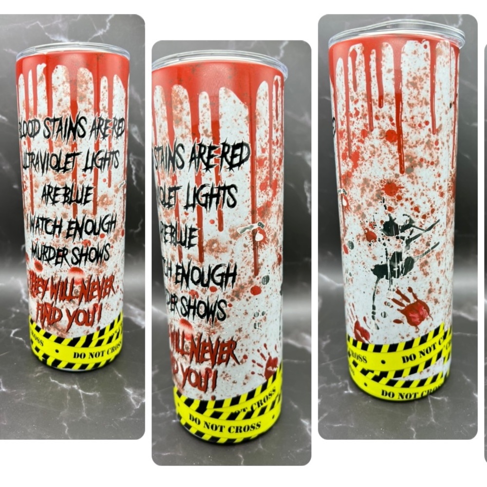 **NEW** True crime 20oz tumbler